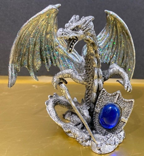 Sunglo pewter winged dragon - winged,