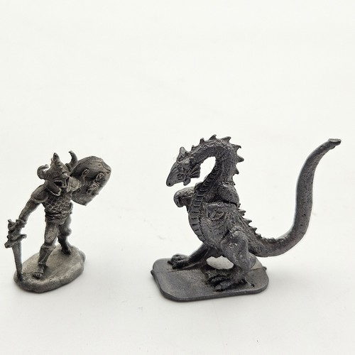 Vintage 80s pewter - pewter, ~1.5"