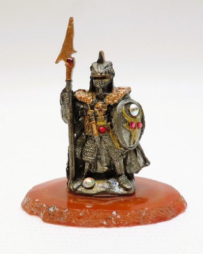 Vintage pewter warrior - vintage,