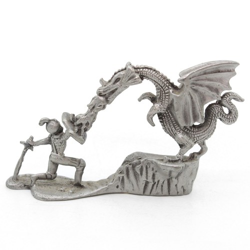Pewter fantasy warrior - pewter, knight